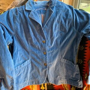 Caribbean Joe Blue Blazer measures like a Large.